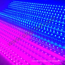 16pixels 64leds 3d led tube chute d&#39;étoile dmx smd5050 rgb 3d led météore lumière